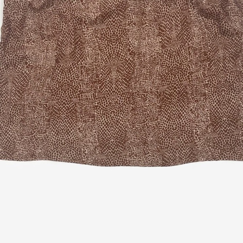 A New Day Animal Print Cami Size XXL Brown Plus Size Casual Earth Girl Summer - Picture 6 of 11